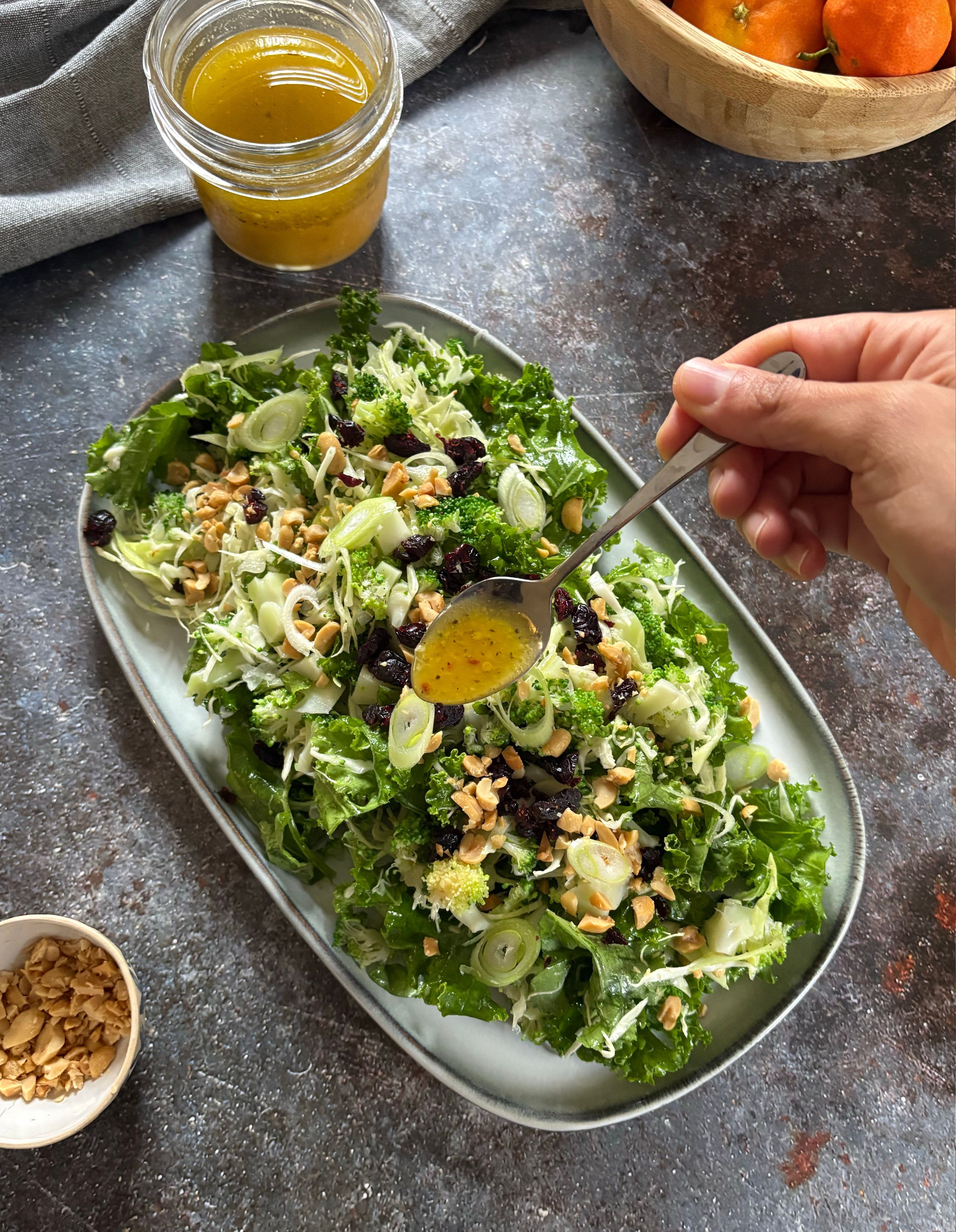 broccoli and kale salad