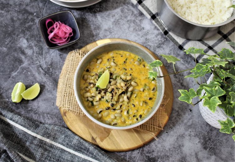 Black-eyed peas in coconut sauce - Natlicious food