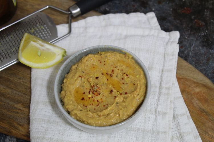 Sun-dried tomato hummus - Natlicious food