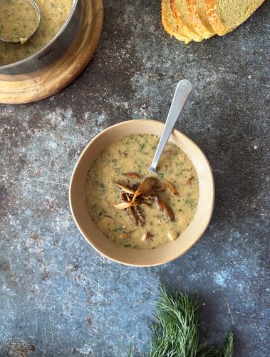 mushroom-and-white-bean-soup